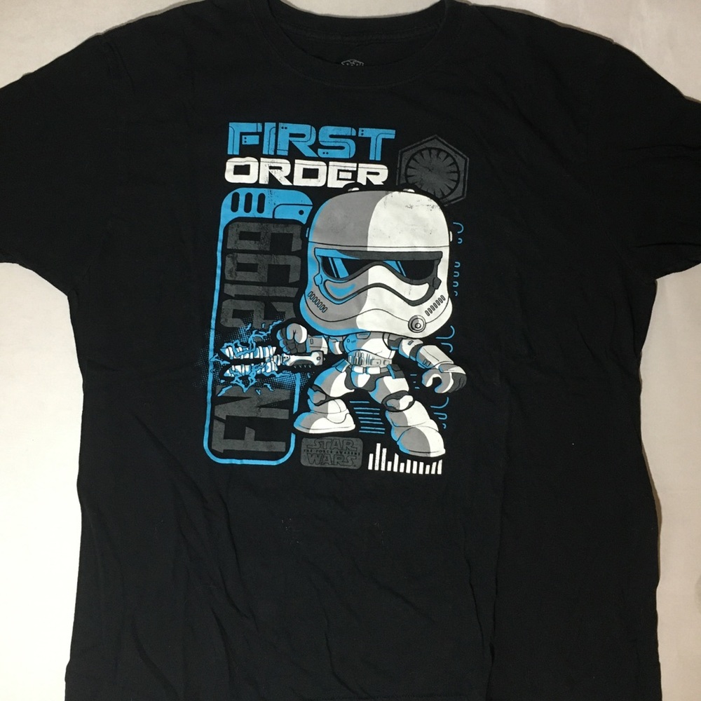 Star Wars First Order POP Tees. Sz Large Mens.